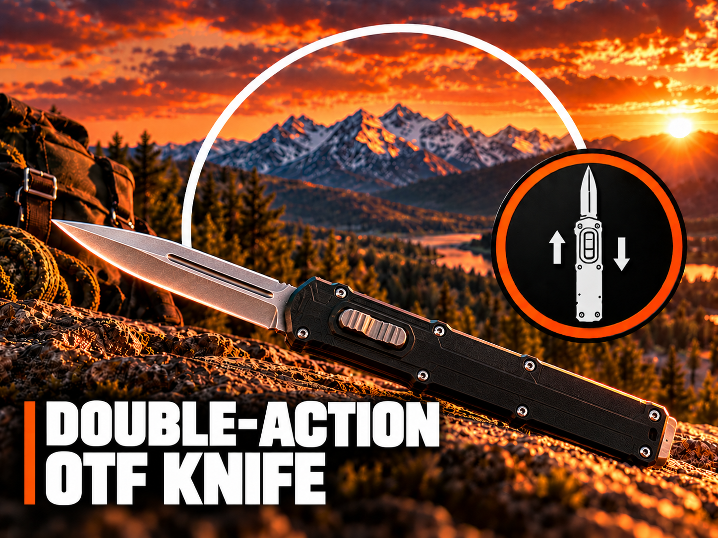 Double Action OTF Knife